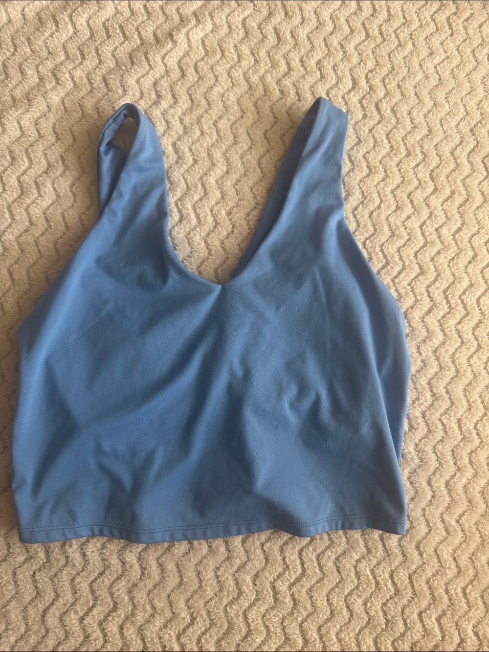 Everyday Scoop Sports Bra in Dusty Blue